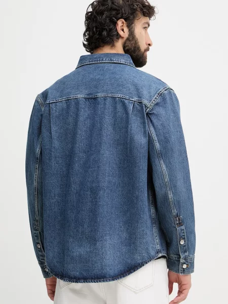 Calvin Klein Jeans koszula jeansowa niebieska