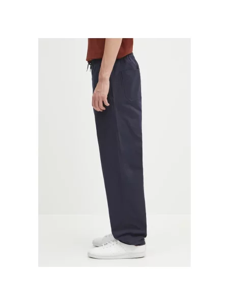 A.P.C. spodnie pantalon chuck granatowy proste niebieskie