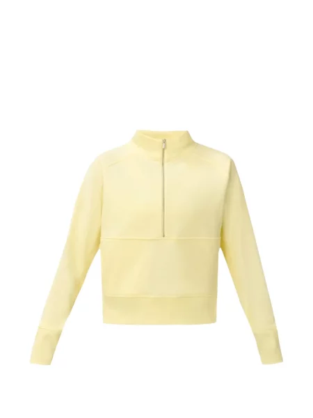 Суичър с цип Sweaty Betty жълто