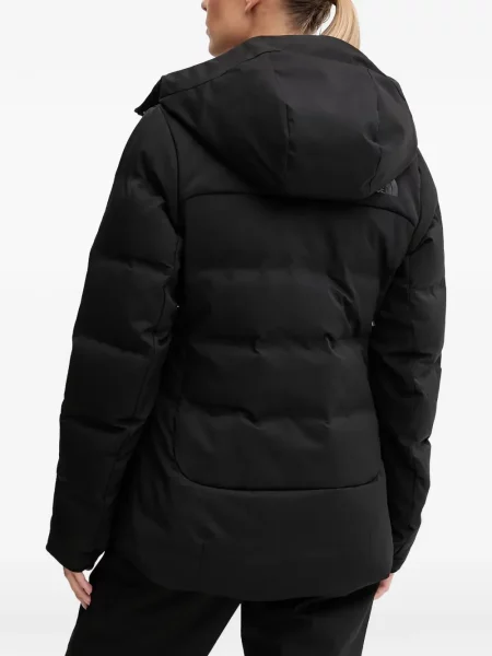 Geacă The North Face cu glugă negru