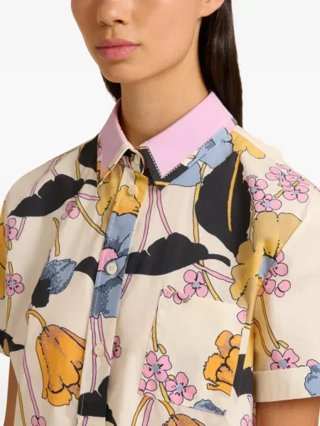 Cămașă Marni cu model floral cu imagine