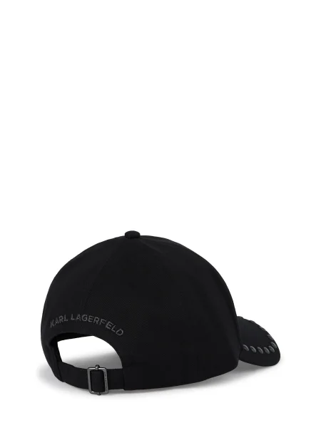 Karl Lagerfeld șapcă de baseball din K/SIGNATURE negru