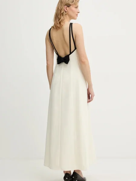 Marella Rochie cocktail Sapore Écru bej