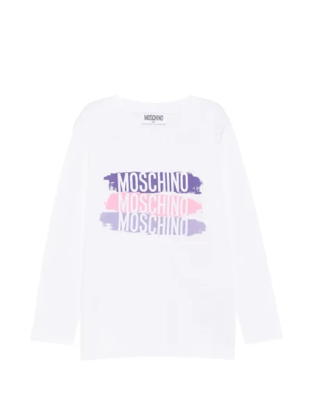 Koszulka dziecięca Moschino biała