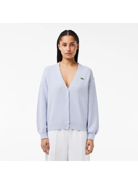 Lacoste кардиган з органічної блакитний