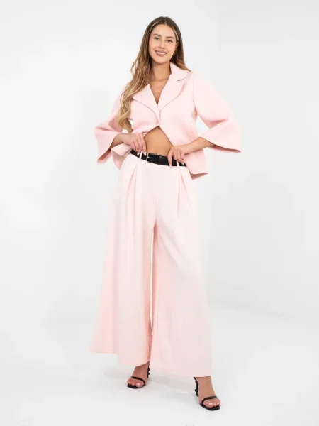 Pantaloni Rue Paris roz