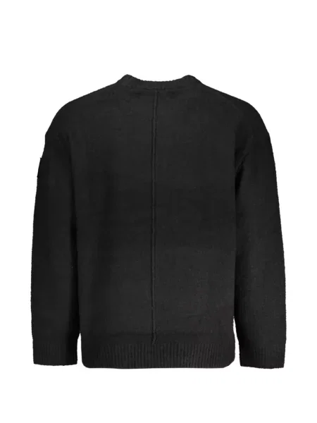 Pulover Calvin Klein cu decolteu rotund negru