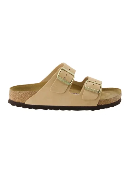 Klapki Birkenstock beżowe