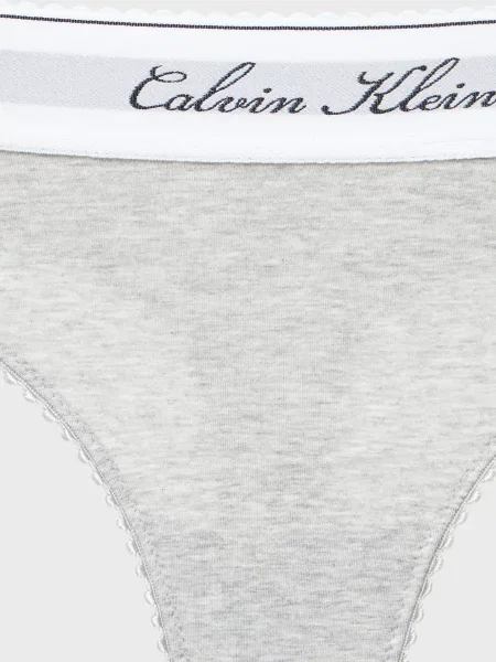 Стринги Calvin Klein серые