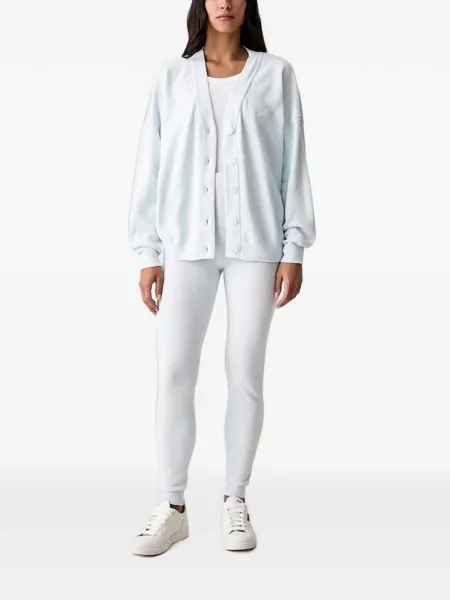 Bouclé pantaloni Guess cu autograf albastru
