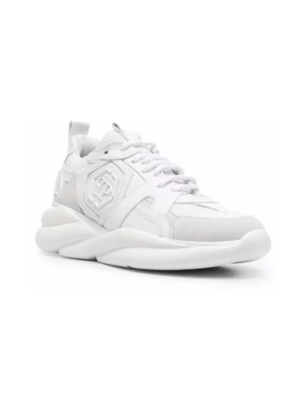 Sneakersy Philipp Plein skórzane białe