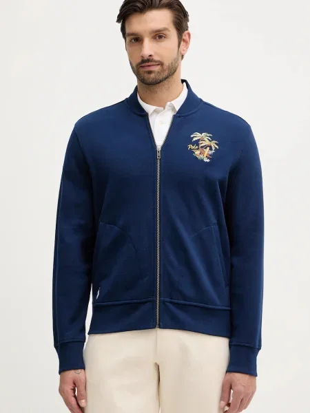 Polo Ralph Lauren hanorac de Long Sleeve Sweatshirt albastru