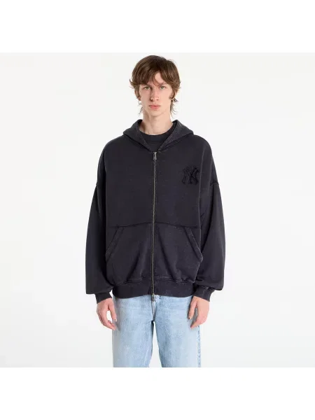 Суитшърт New Era MLB Washed Fz Hoodie New York Yankees UNISEX Black XL черно