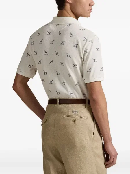 Șapcă Polo Ralph Lauren în carouri din țesătură twill cu imagine alb