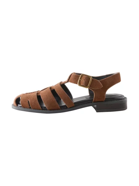 Next Sandale cu baretă Forever Comfort' maro