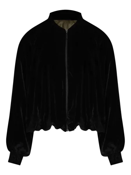Aksamitny kurtka bomber Osklen czarny