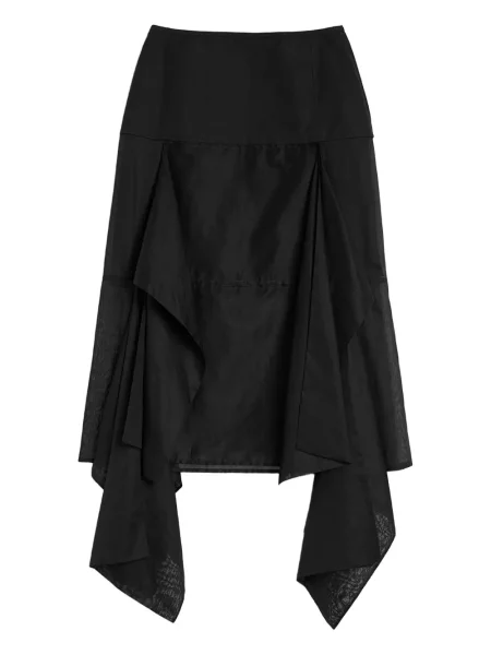 Fustă midi Jil Sander negru