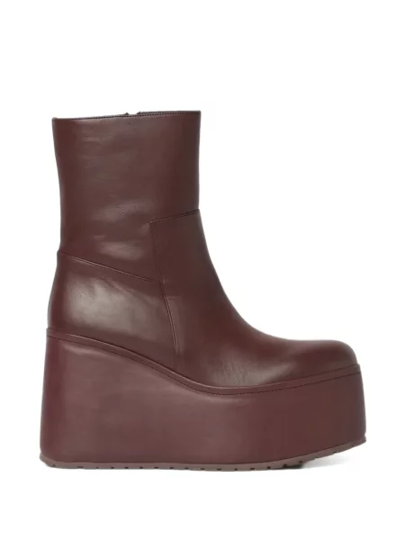 Botine Paloma Barcelo cu pană roșu