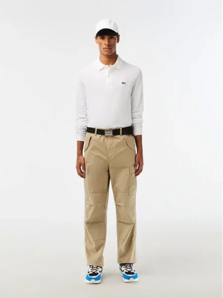 Lacoste Polo marškinėliai balta