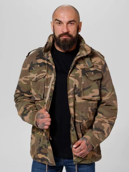 Kurtka przejściowa Pitbull zielona