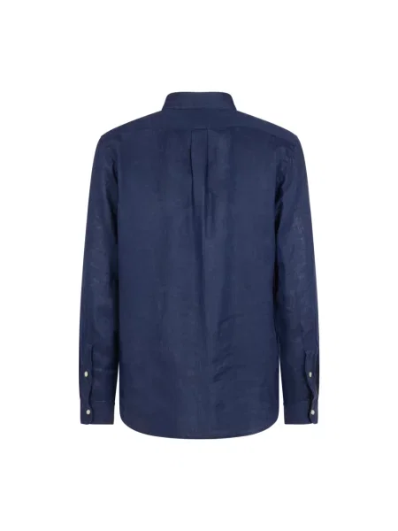 Koszula casualowa o kroju regular fit z czystego lnu Polo Ralph Lauren granatowa