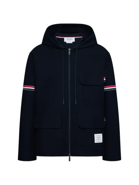 Geacă parka Thom Browne albastru