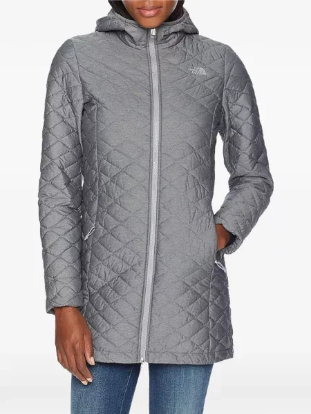 Prošívaný parka The North Face šedá