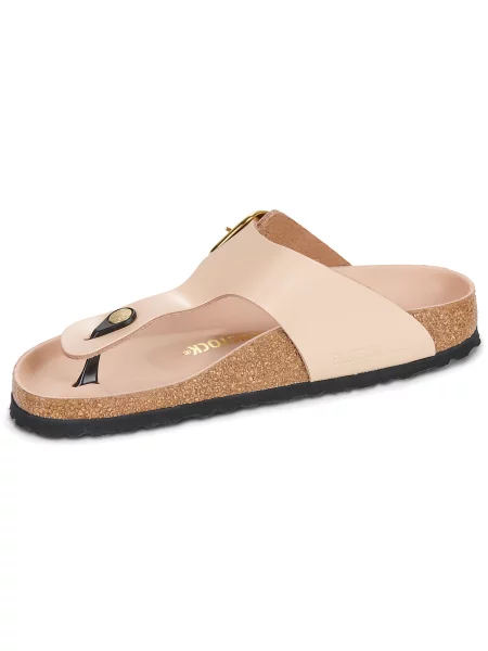 Pantofi Birkenstock cu cataramă bej