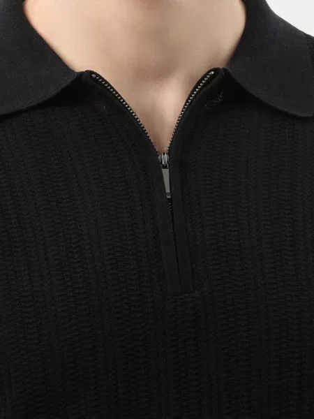 Поло Emporio Armani черное