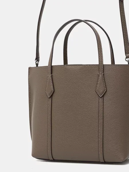 Tory Burch bőr táska Perry barna bézs
