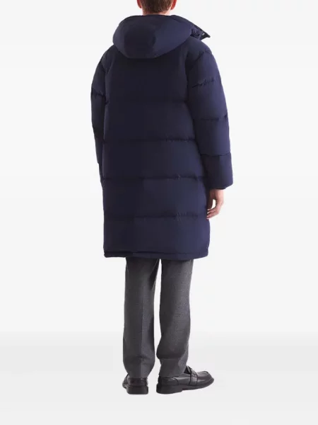 Paltas Maison Kitsuné su gobtuvu mėlyna