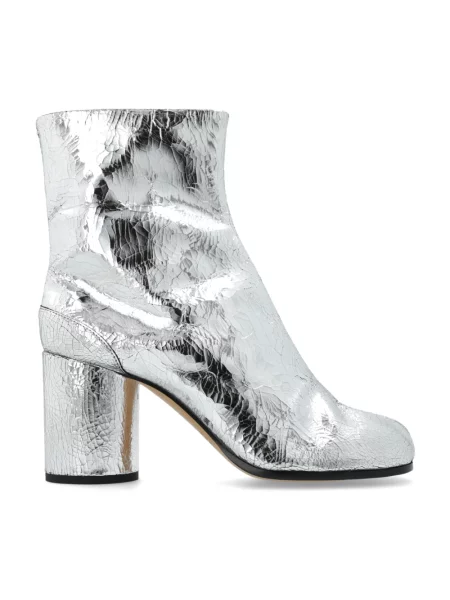 Botki Maison Margiela skórzane szare