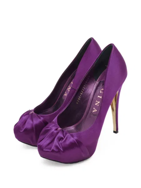 Hanorac cu glugă Gina cu platformă violet