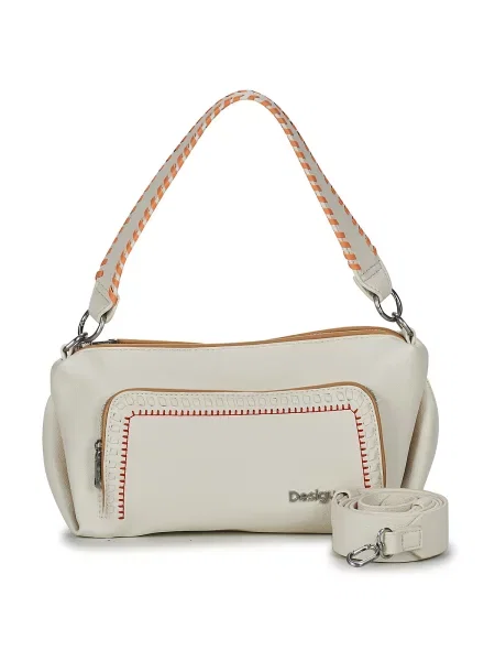 Geanta crossbody Desigual alb