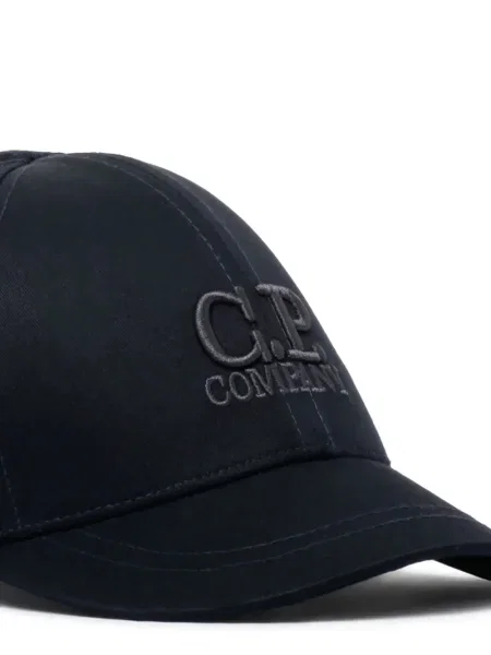 Czapka z daszkiem dziecięca C.p. Company niebieska