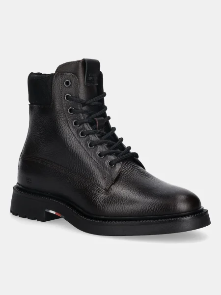 Tommy Hilfiger pantofi HILFIGER COMFORT LWT WRM MX BOOT maro