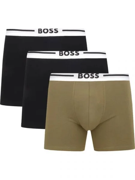 BOSS BLACK 3 db-os boxeralsó szett fekete