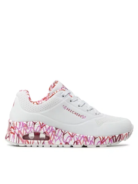 Снікерcи Skechers Uno Loving Love білий