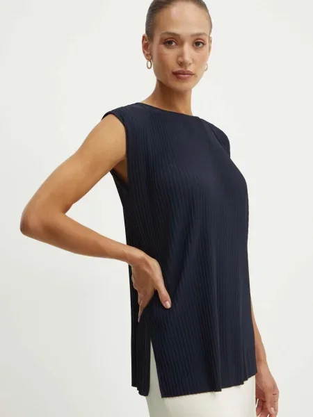 Max Mara Leisure Bluză Cambusa Bleumarin albastru