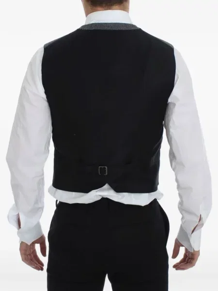 Vestă Dolce & Gabbana cu decolteu în V gri