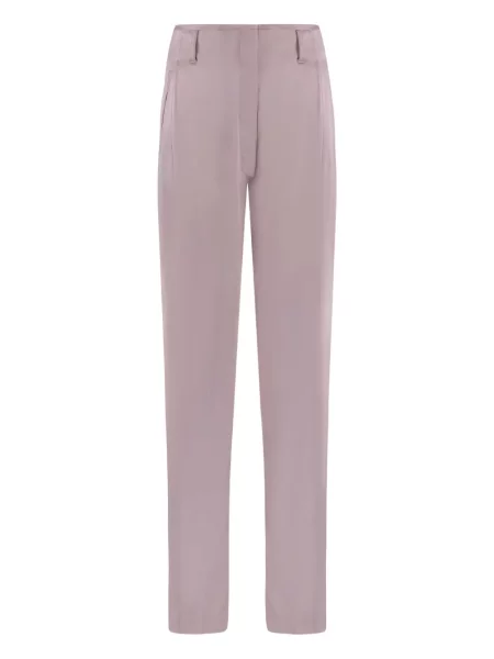 Pantaloni Etro plisate roz