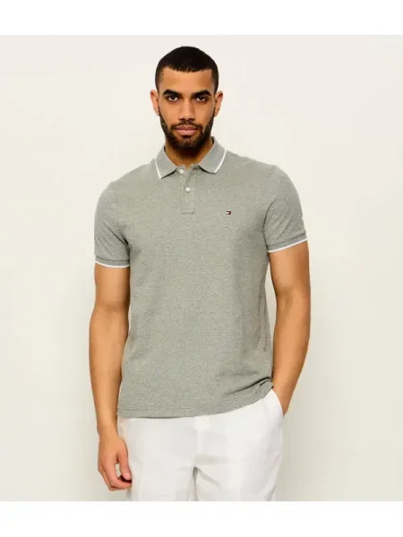 Tricou polo Tommy Hilfiger de in verde