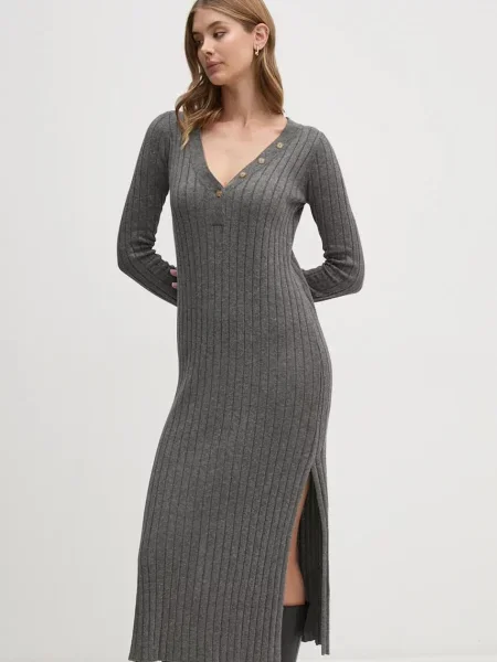 Pepe Jeans Šaty IZABEL DRESS šedé
