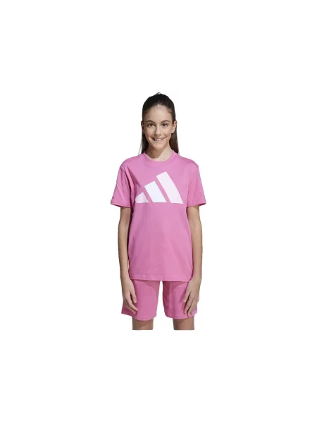 Scurt tricou Adidas cu mâneci scurte roz