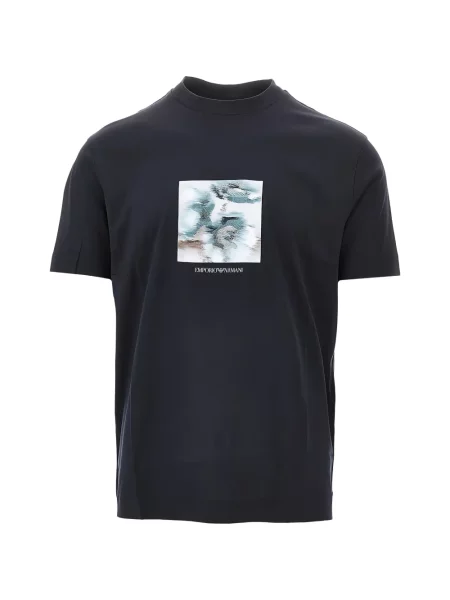 Grafic tricou Emporio Armani albastru