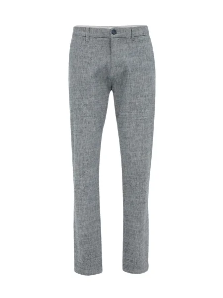 WE Fashion Chino kalhoty melír modrý