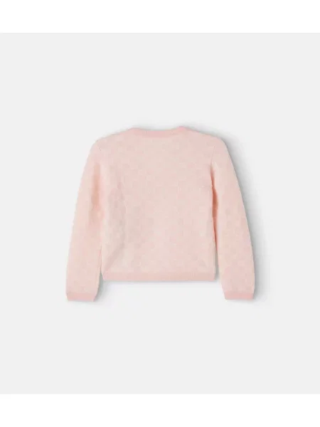 Gyerek kardigán Gucci rózsaszín