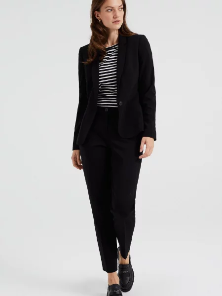 WE Fashion Hlače crna