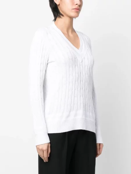 Пуловер Lauren Ralph Lauren бяло