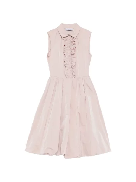 Rochie mini Dice Kayek cu volane roz